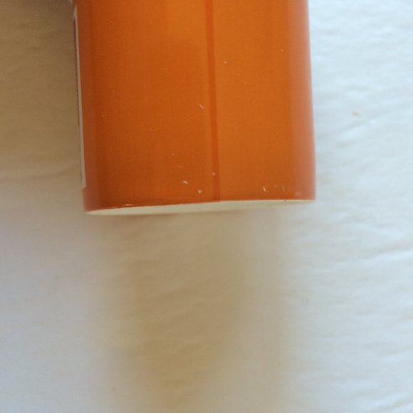 Prescription Pill Bottle Shaped Shot Glass X 2 Orange Ceramic Big Mouth Toys - Picture 9 of 11